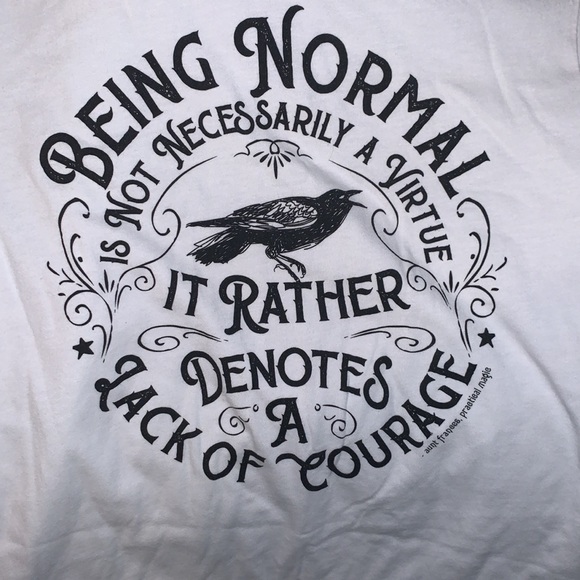 Crow being normal is not a virtue shirt practical magic - Picture 2 of 3